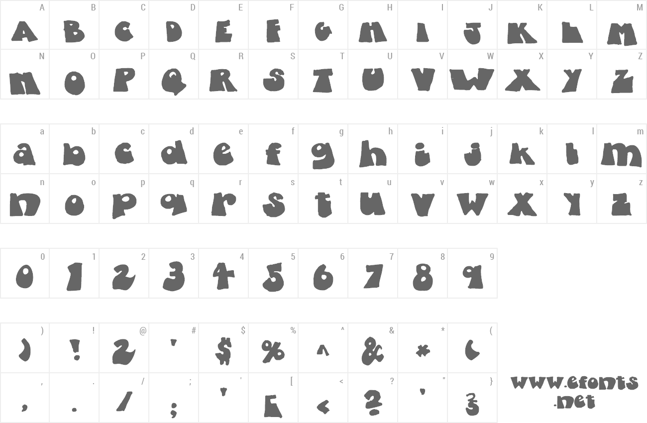 Font Fatty Bombatty preview